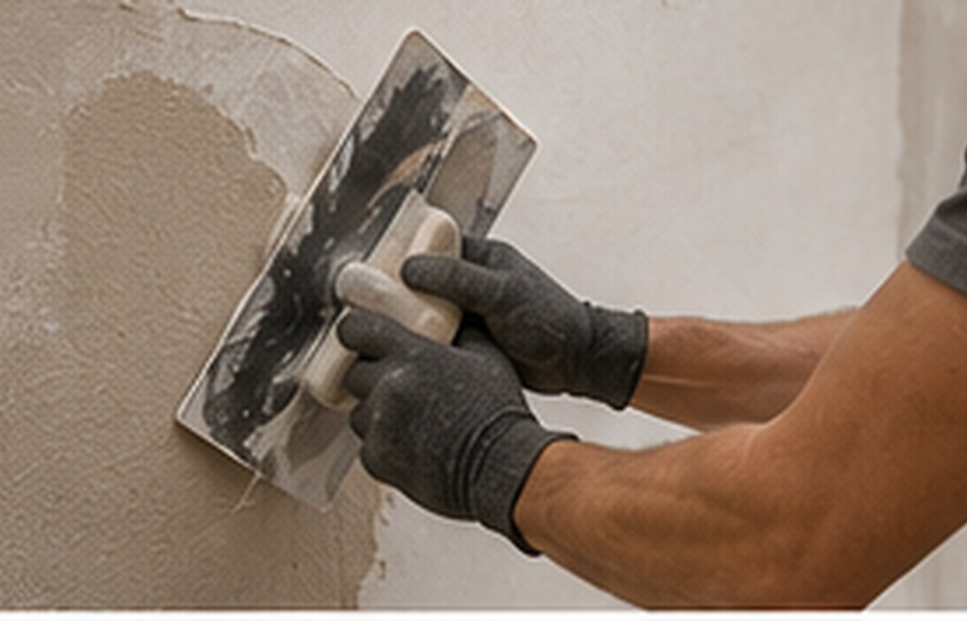 Plaster finishing work